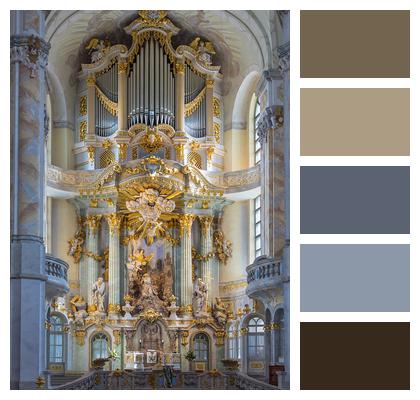 Dresden Woman Church Altar Image